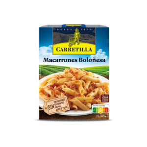 Carretilla: Plato macarrones boloñesa